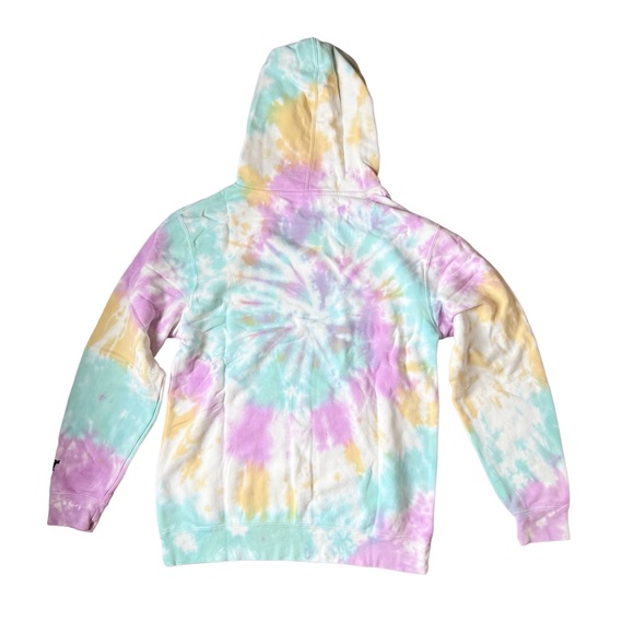By Samii Ryan BSR Try Again Multicolor Tie Dye Hoodie Size Medium NEW - Picture 5 of 7
